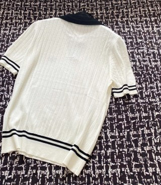 Celine 25 Collared Polo-style Short-sleeve Tops