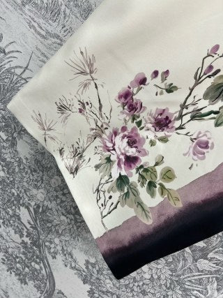 Gonna lunga con stampa floreale CD 25 in poliestere beige