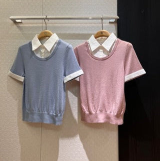 Prada Two-piece Polo Shirt Wool Acrylic