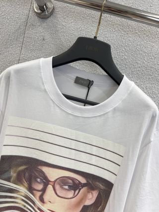 CD 25 Printed Round Neck Short Sleeve T-shirt Cotton 222668