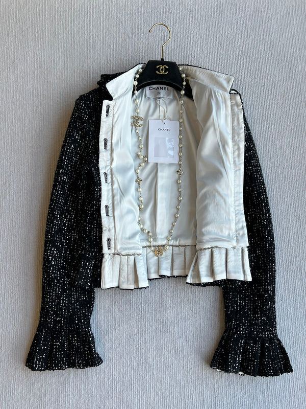 CC 25 Set Tweed Black Polyester Wool