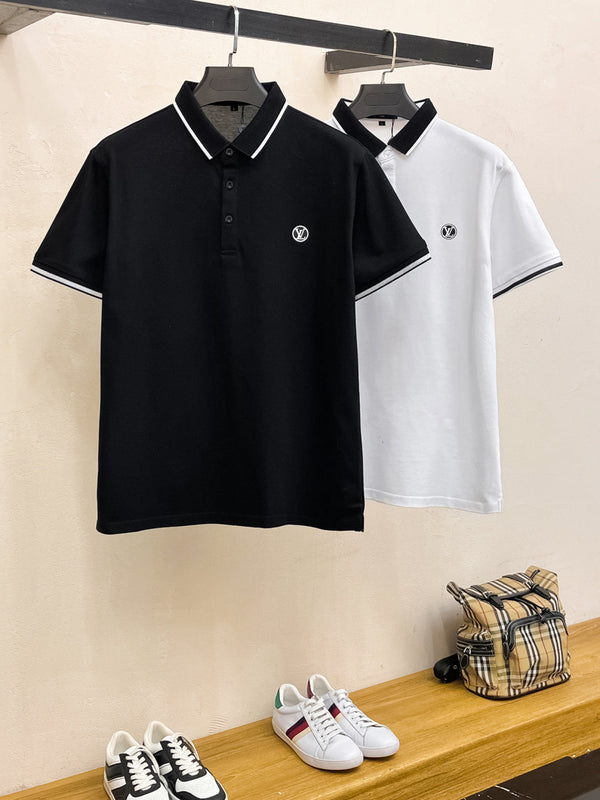LV POLO BLACK LONG-STAPLE COTTON 238770