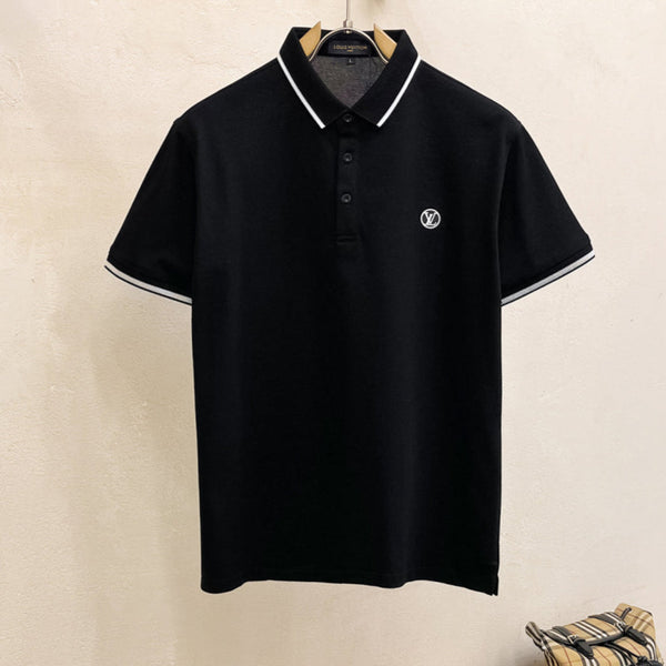 LV POLO BLACK LONG-STAPLE COTTON 238770