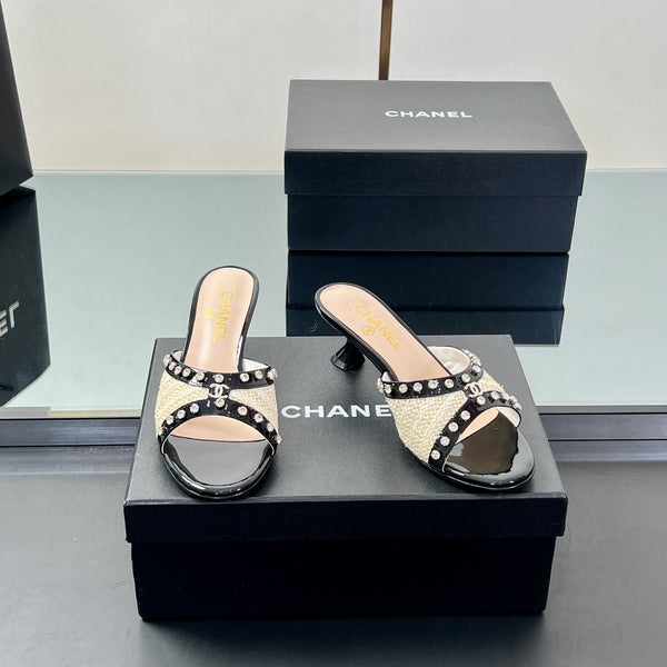 CC 25 Mules Black Sheepskin 362452