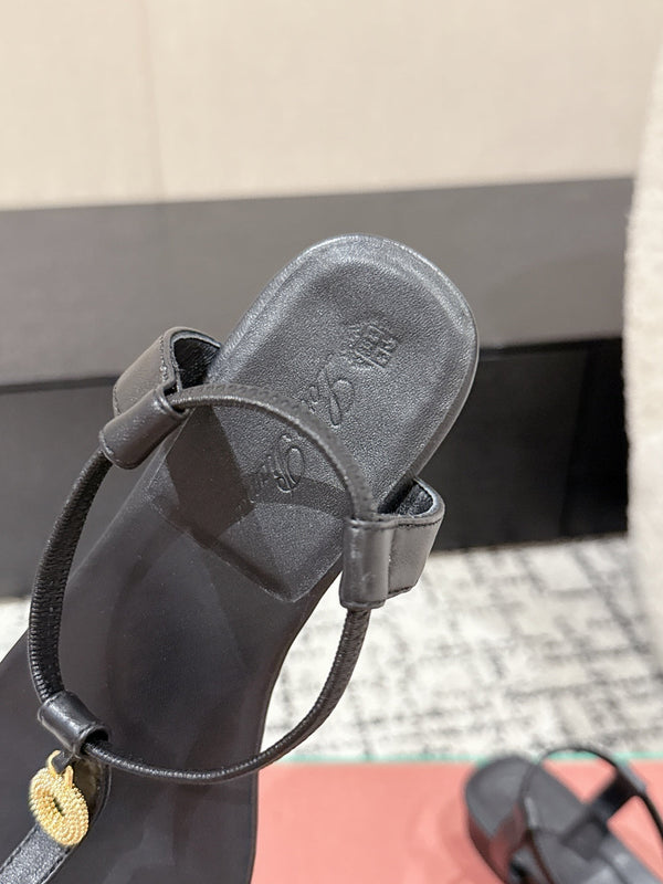 LP Mindil Infra Sandal Black Sheepskin 312459