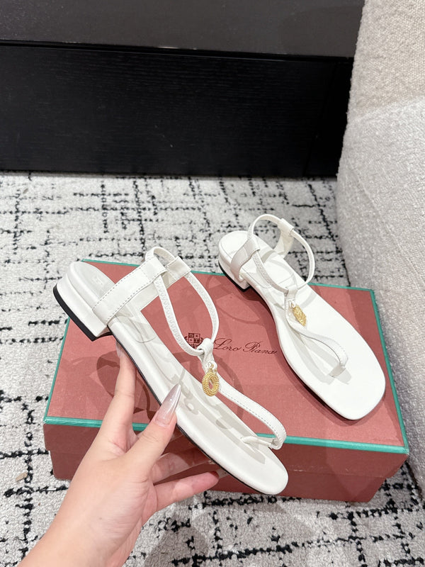 LP Mindil Infra Sandal White Sheepskin 312460