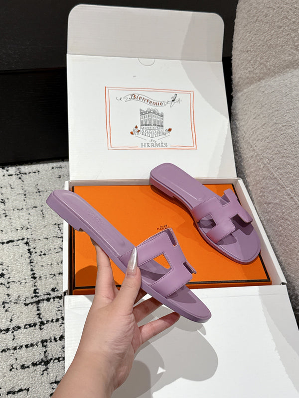 Sandalo HM 25 Oran in pelle di vitello viola