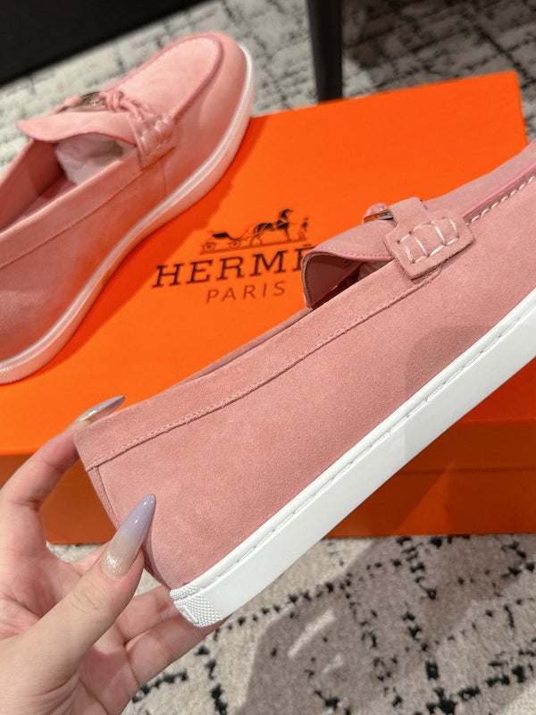 Mocassino HM 25 Mocassim lgnacio Pelle di vacchetta rosa 377590