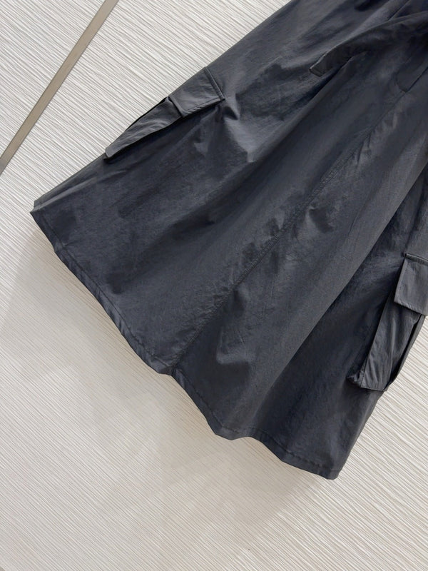 YSL 2025 Dress Black Nylon