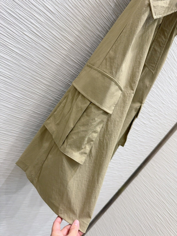 YSL 2025 Dress Beige Nylon