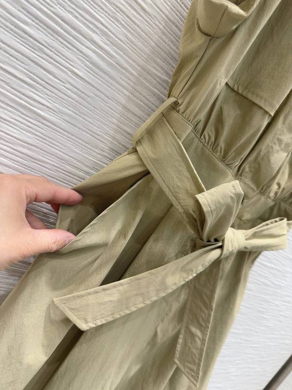 YSL 2025 Dress Beige Nylon