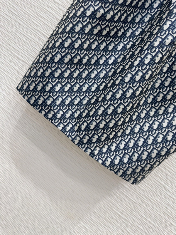 CD 2025 A-line Skirt Black Polyester