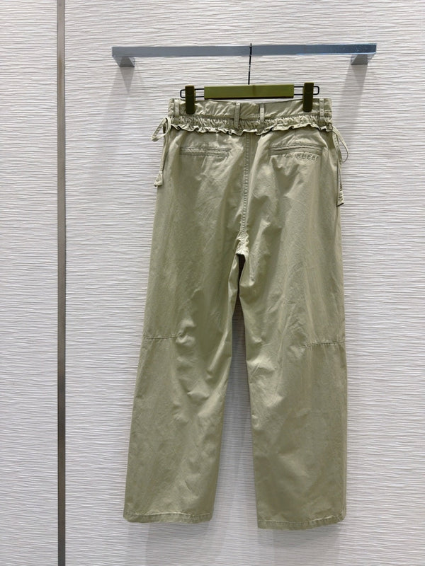 Gucci 25 Pant Green Cotton