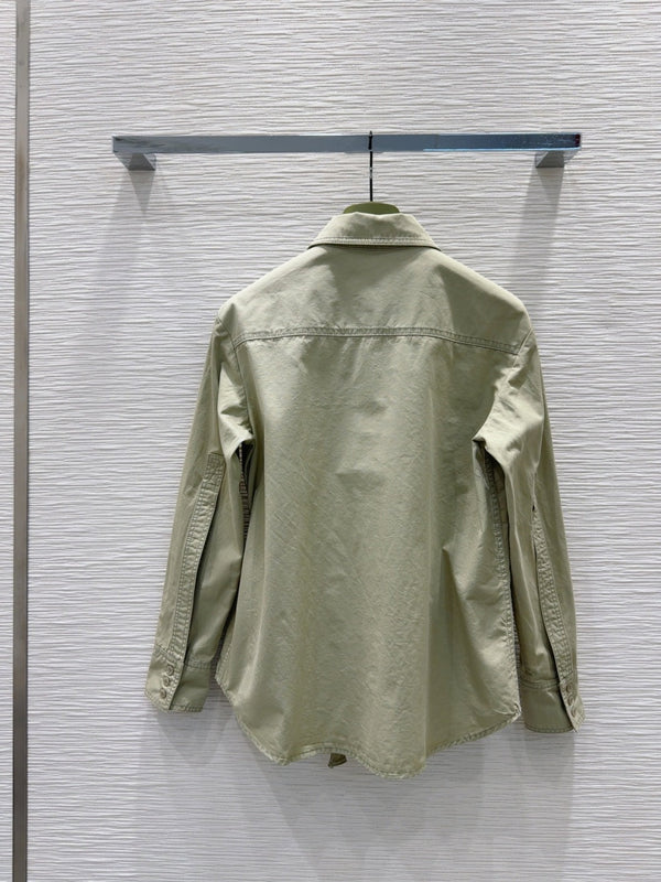 Gucci 25 Shirt Green Cotton