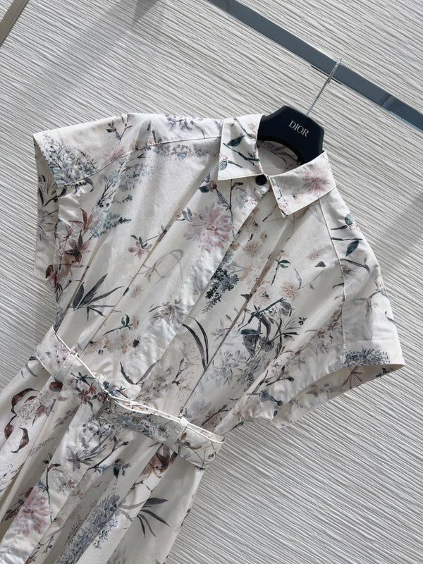 CD 25 Long Dress Multicolor Cotton