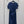 Celine 25 Twisted Waist Dress Navy Blue Cotton