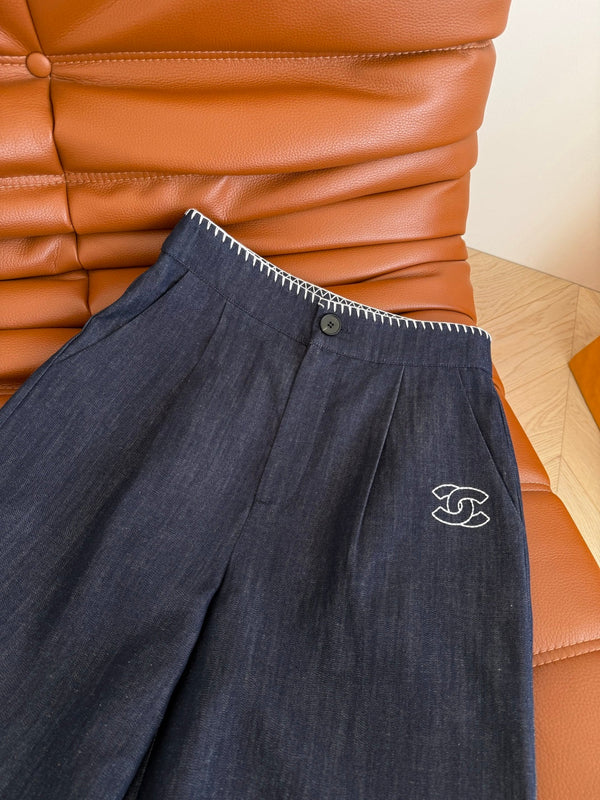 CC 25 Jean Black Thin Denim