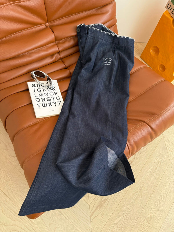 CC 25 Jean Black Thin Denim