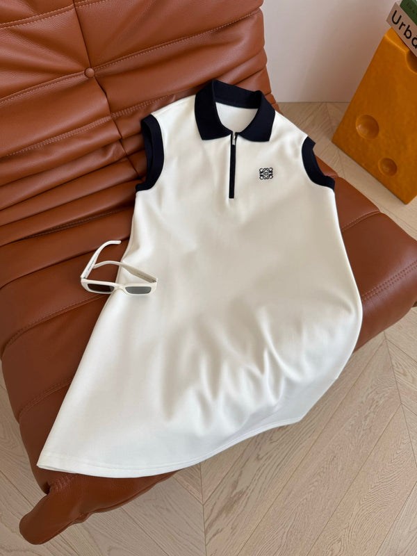 Loewe 25 Polo Dress Polyester