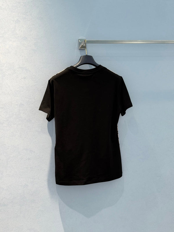 LV Flower T-shirt Light Pink Cotton