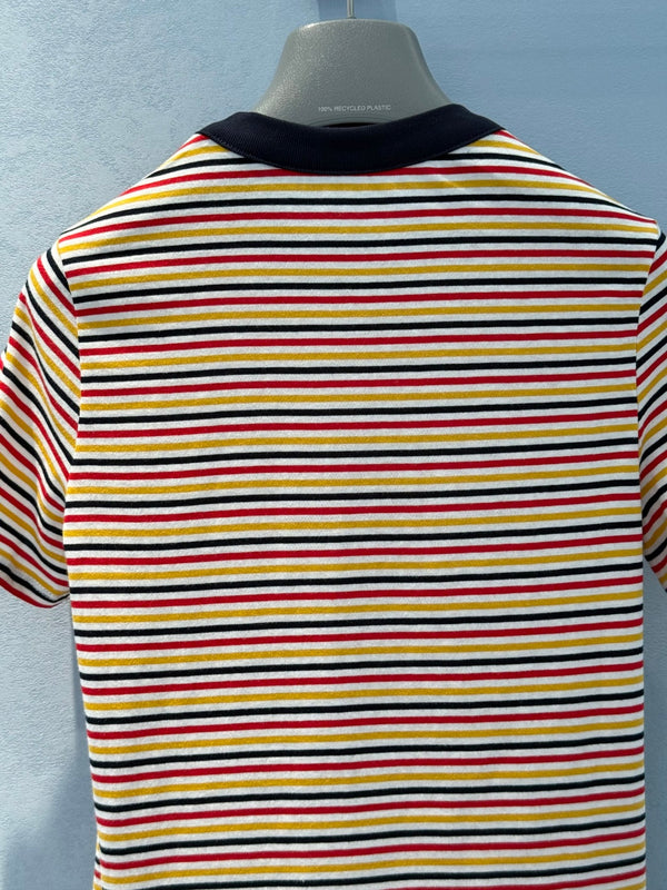 Prada 25 Striped T-shirt Multicolor Cotton 220088