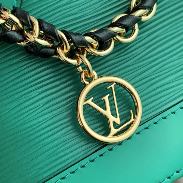 LV Alma Monogram Bag 19.5cm Green Epi Leather 337576