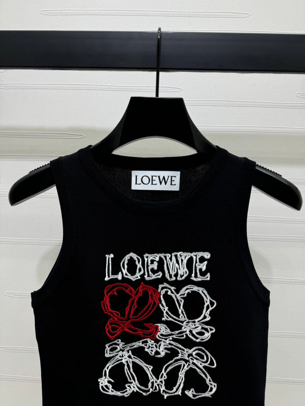 Loewe 25 Tank Top Wool with Tencel 232631