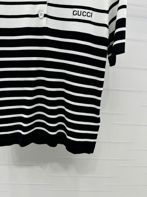 Gucci 25 Polo T-Shirt Tencel with Wool 233492