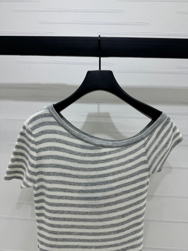 Prada 25 One-Shoulder Top Wool 233511