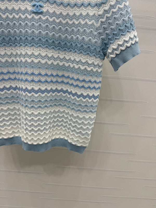 CC 25 T-Shirt Baby Blue mix White Polyester 233561