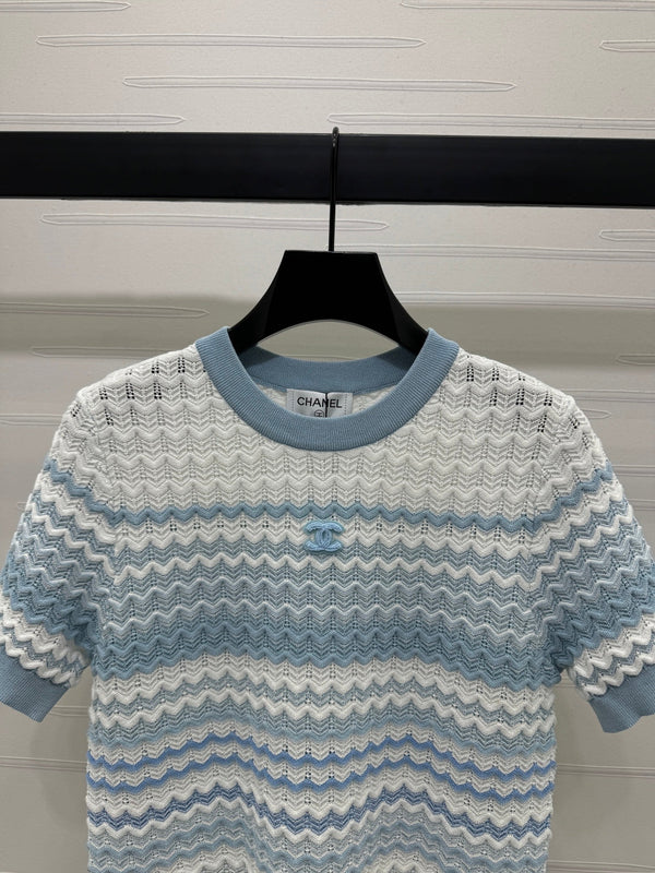 CC 25 T-Shirt Baby Blue mix White Polyester 233561