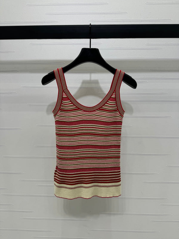 Fendi 25 Striped Top Silk