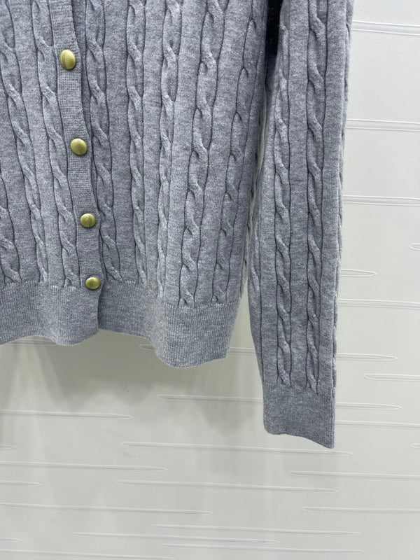 Miu Miu 25 Maglione lavorato a maglia a maniche lunghe in lana 295626