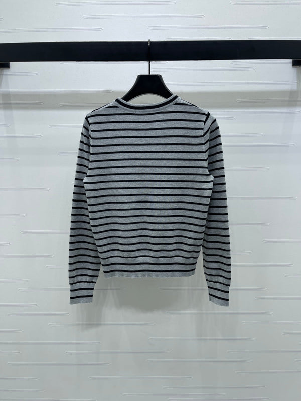 Celine 25 Striped Sweater Wool 296263