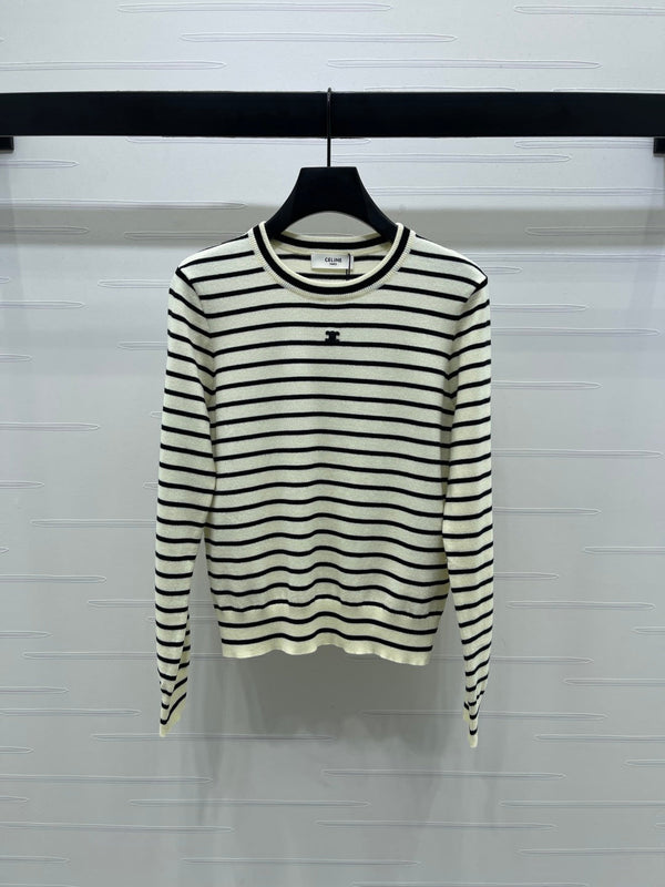 Celine 25 Striped Sweater Wool 296263
