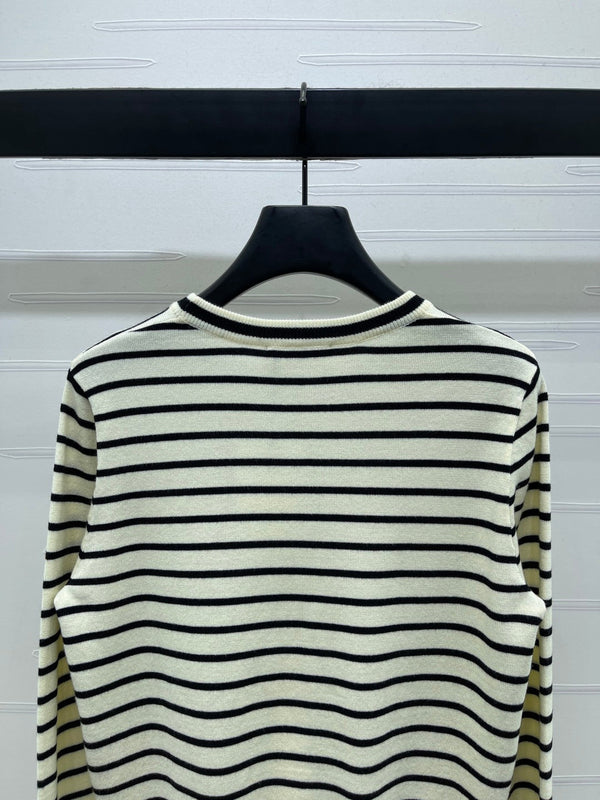 Celine 25 Striped Sweater Wool 296263
