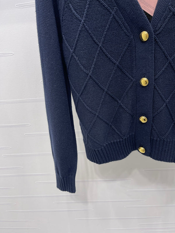 Miu Miu 25 Knitted Cardigan Wool Mix Cashmere 296259