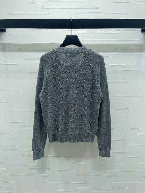 Miu Miu 25 Knitted Cardigan Wool Mix Cashmere 296259