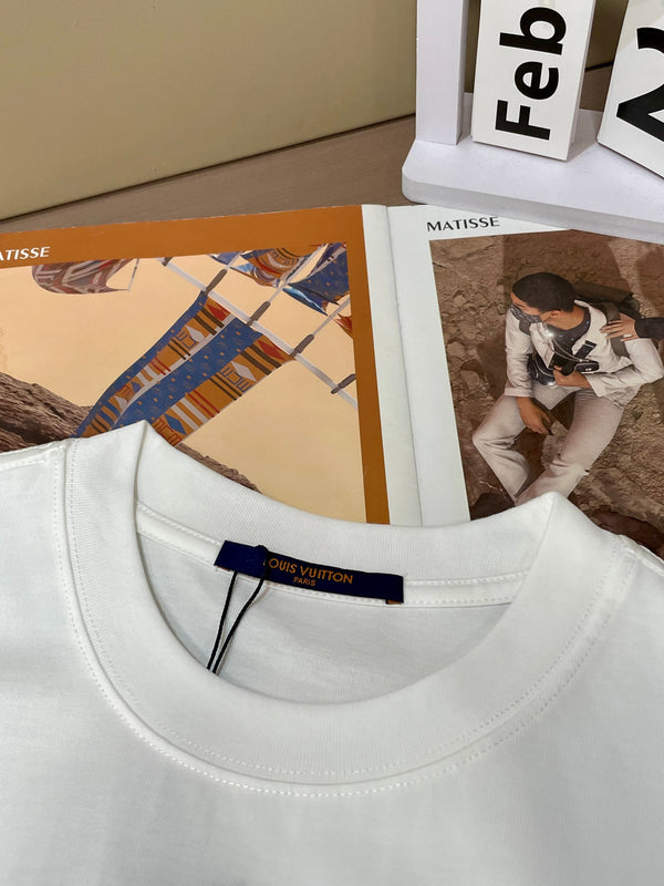 T-SHIRT IN COTONE BIANCO LV 239588