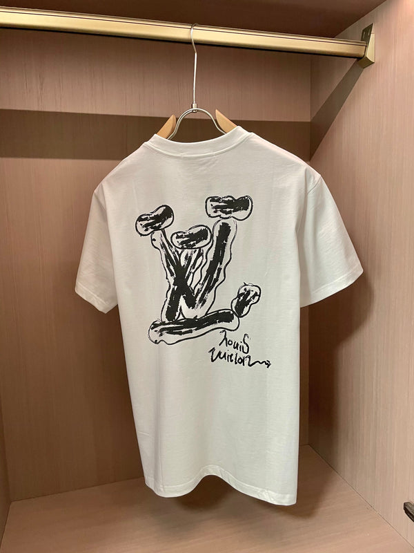 T-SHIRT IN COTONE BIANCO LV 239588