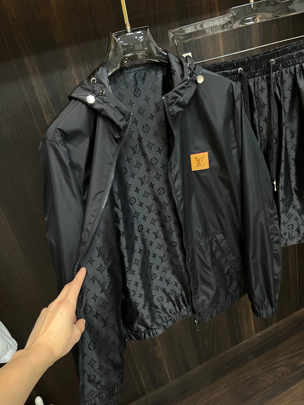 LV SET JACKET AND PANTS BLACK 239591