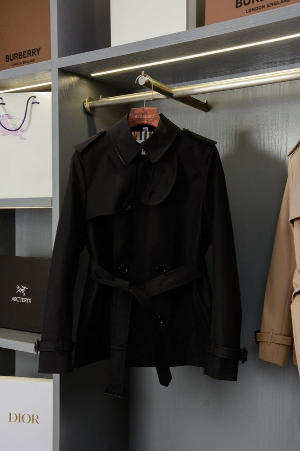 Bur 25 Short Trench Coat Cotton 235676
