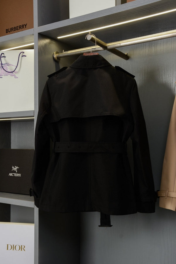 Bur 25 Short Trench Coat Cotton 235676