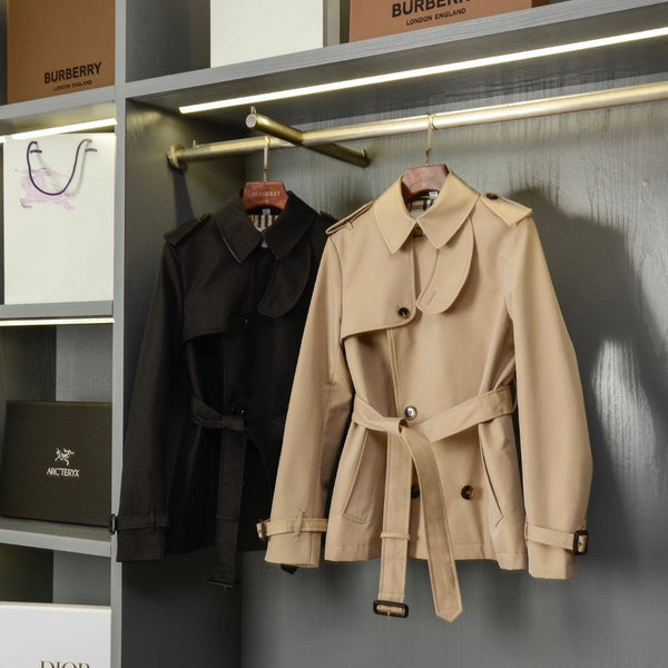 Bur 25 Short Trench Coat Cotton 235676