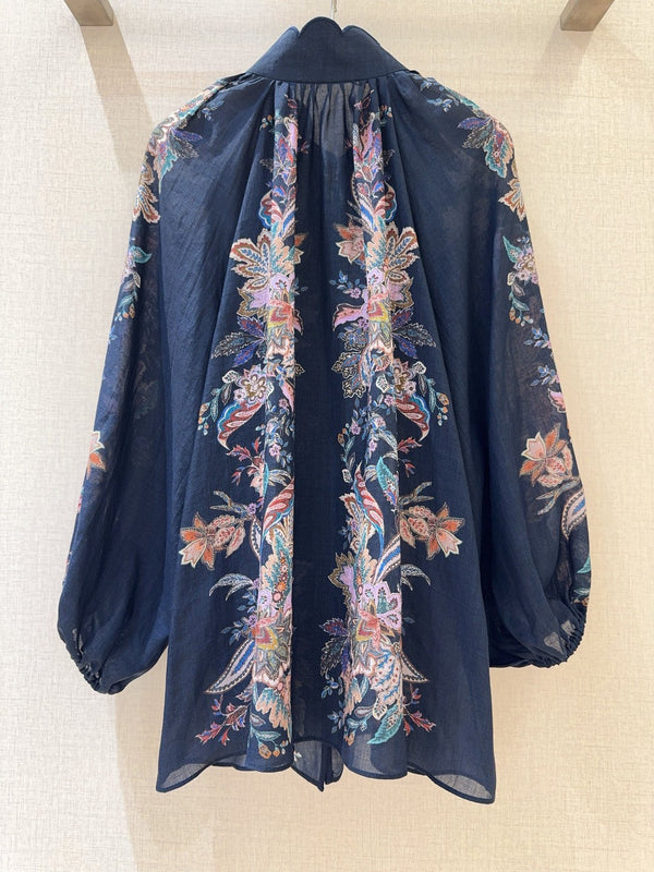 Zimmermann 25 Blouse Linen Silk 026