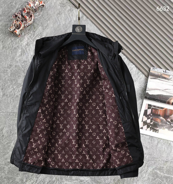 GIACCA CON CAPPUCCIO NERA LV 238974