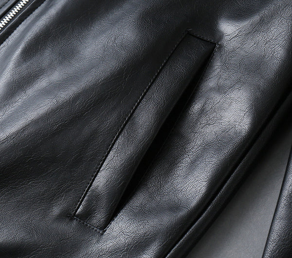 GIACCA CAMICIA LV IN PELLE DI AGNELLO LISCIA NERA 238977