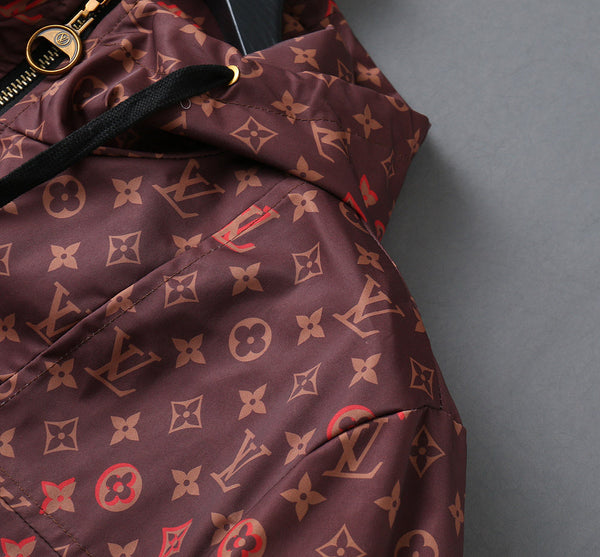 GIACCA CON CAPPUCCIO LV MARRONE CONGO 238978