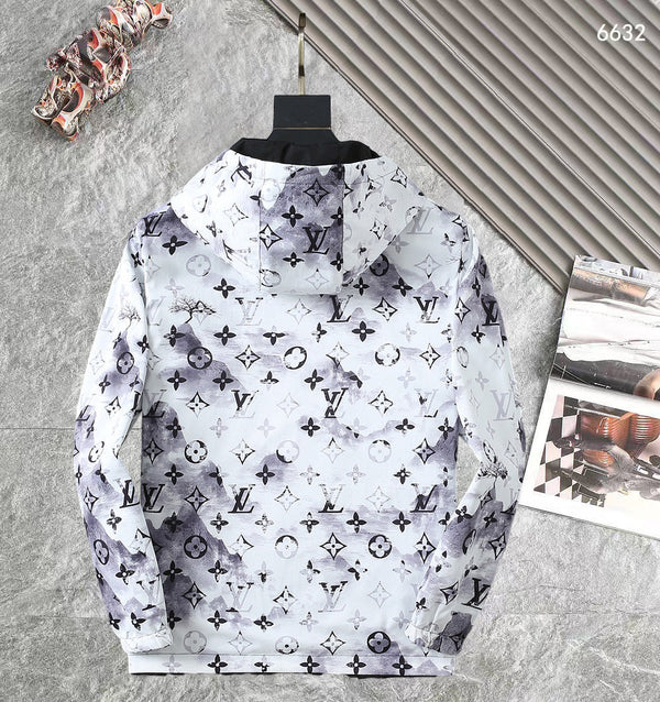 GIACCA LV DOUBLE-FACE NERO E BIANCO 238980