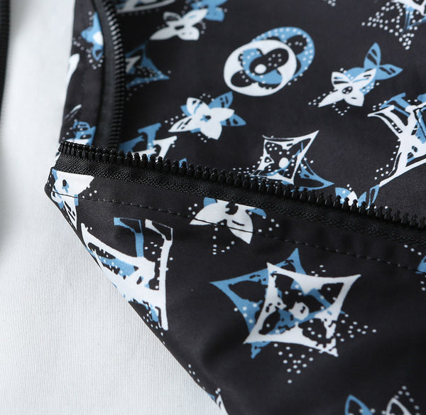 GIACCA CON CAPPUCCIO LV MONOGRAM NERO 238982